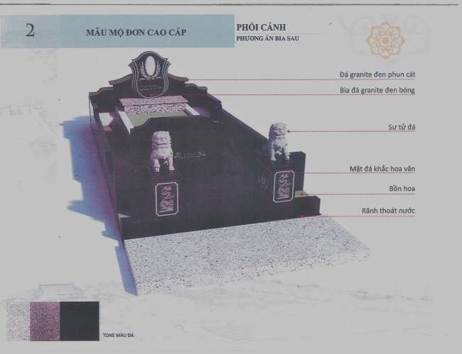 mẫu mộ cao cấp kiasch thước